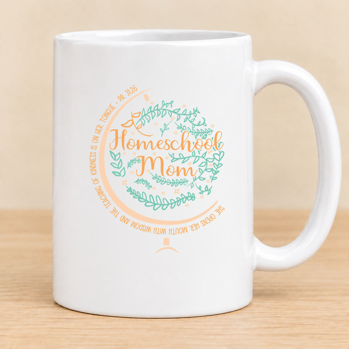Homeschool Mom — 15 oz Ceramic Mug