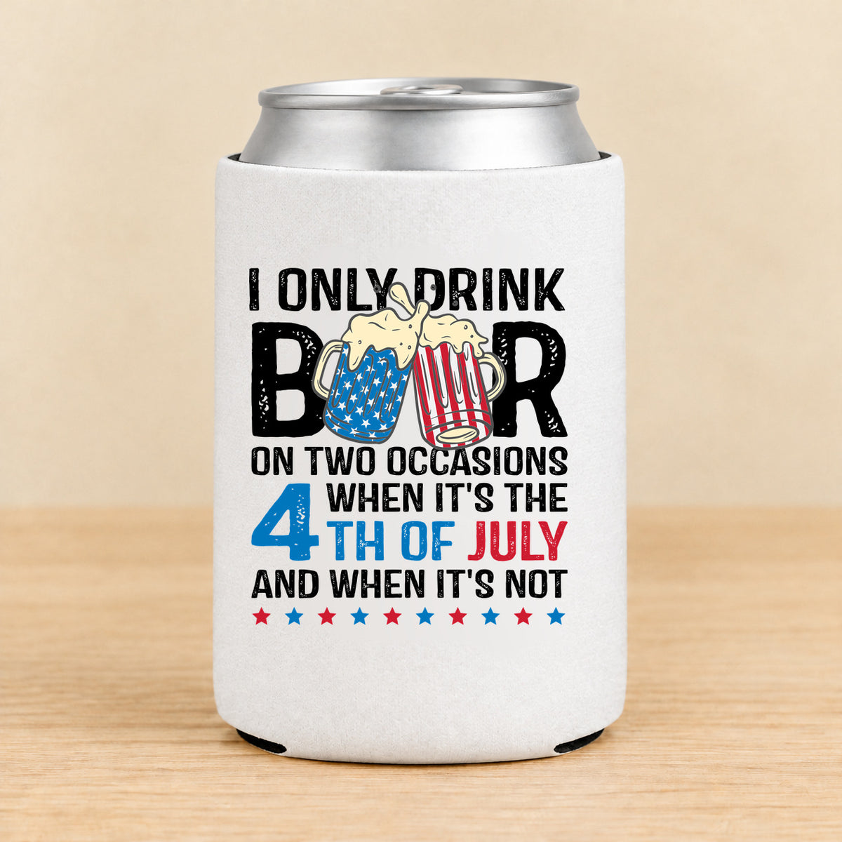 I Only Drink Beer on Two Occasions — Regular Can Koozie
