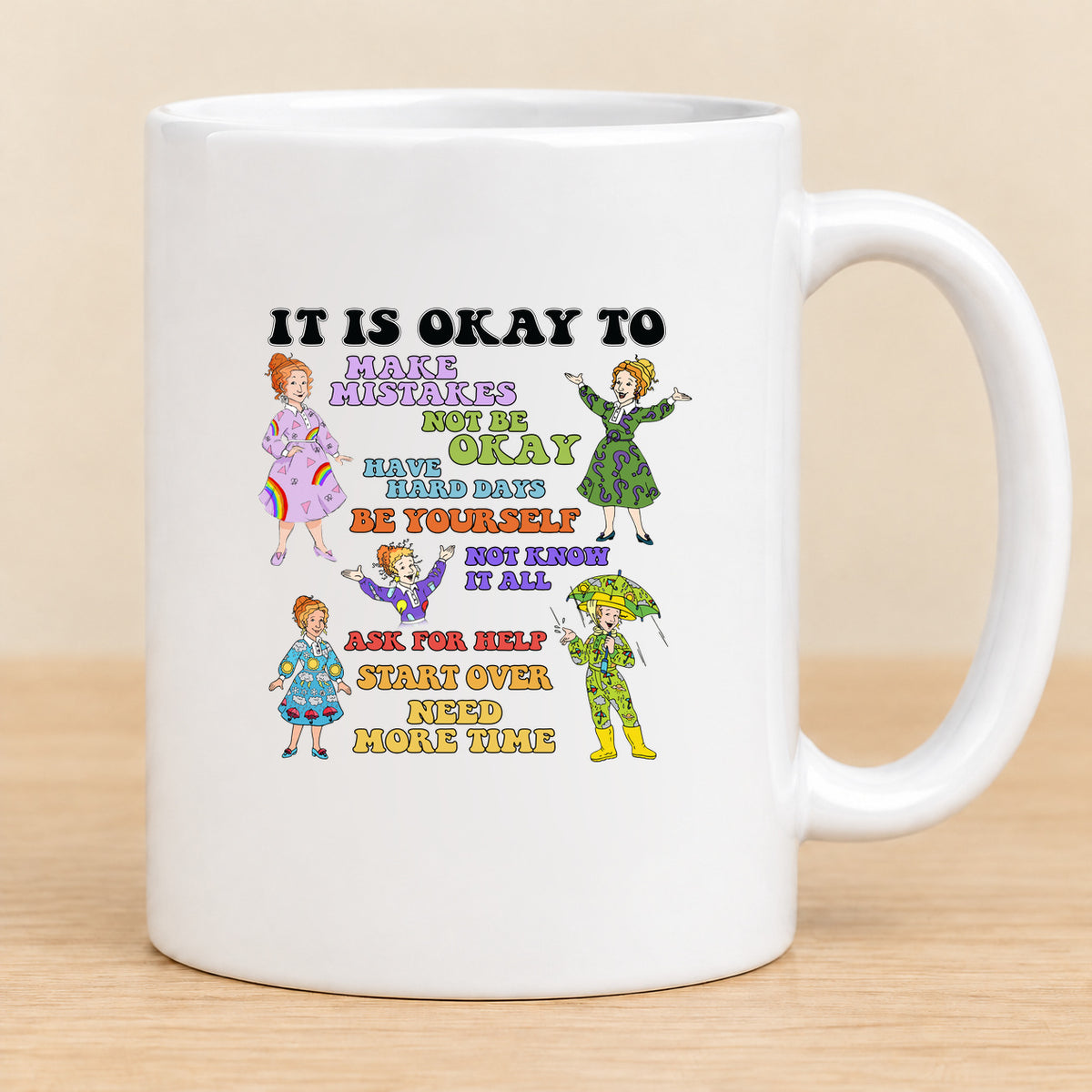 It Is Okay to Make Mistakes — 11 oz Ceramic Mug