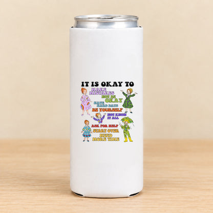 It Is Okay to Make Mistakes — Slim Can Koozie