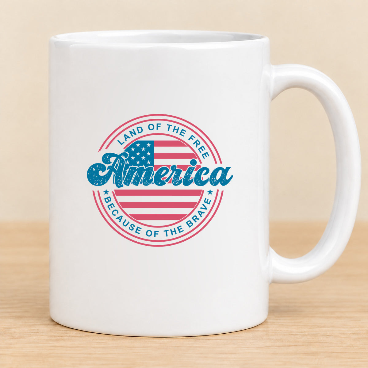 Land of the Free America — 11 oz Ceramic Mug