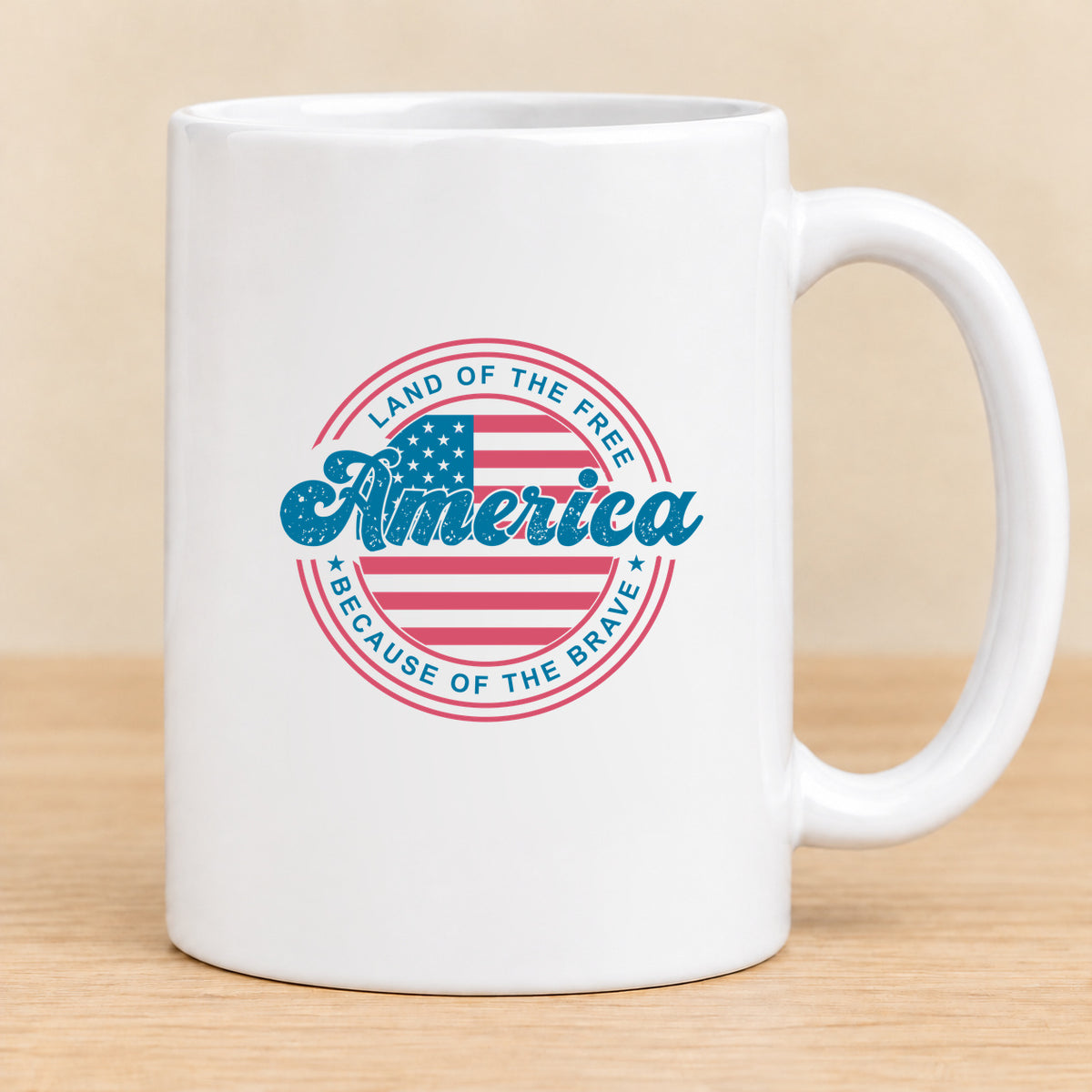 Land of the Free America — 15 oz Ceramic Mug
