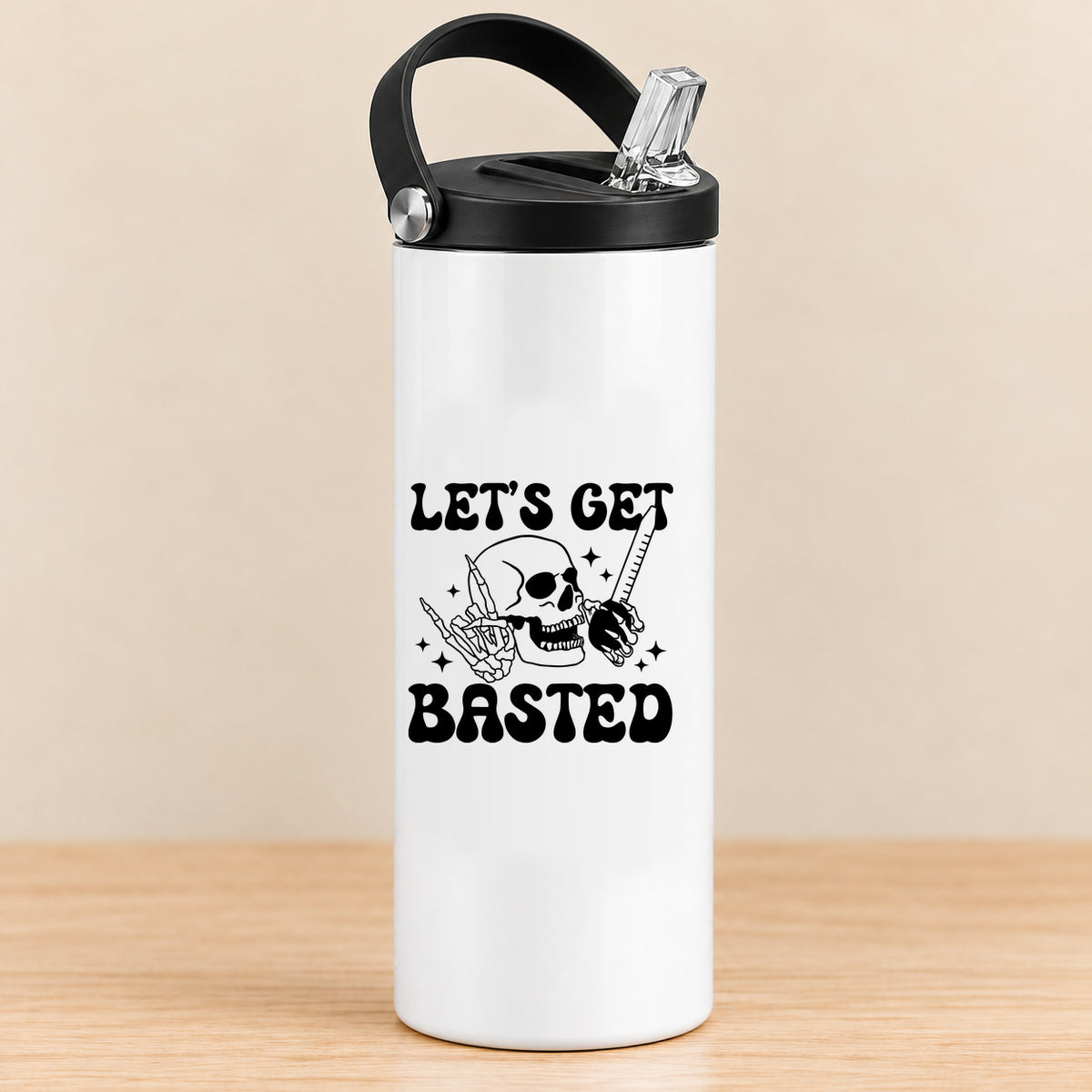 Let's Get Basted — 20 oz Sports Bottle