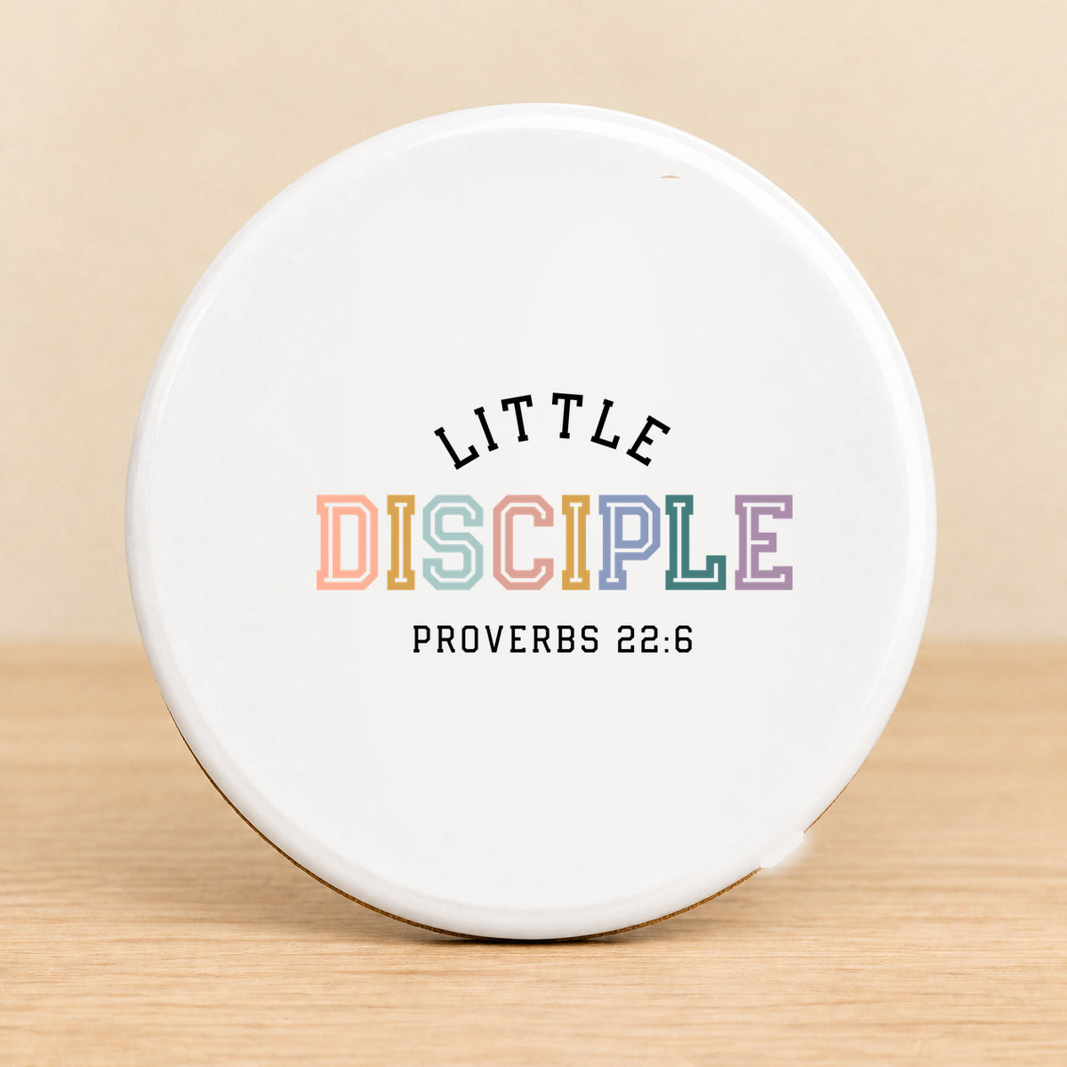Little Disciple — Round Ceramic Coaster