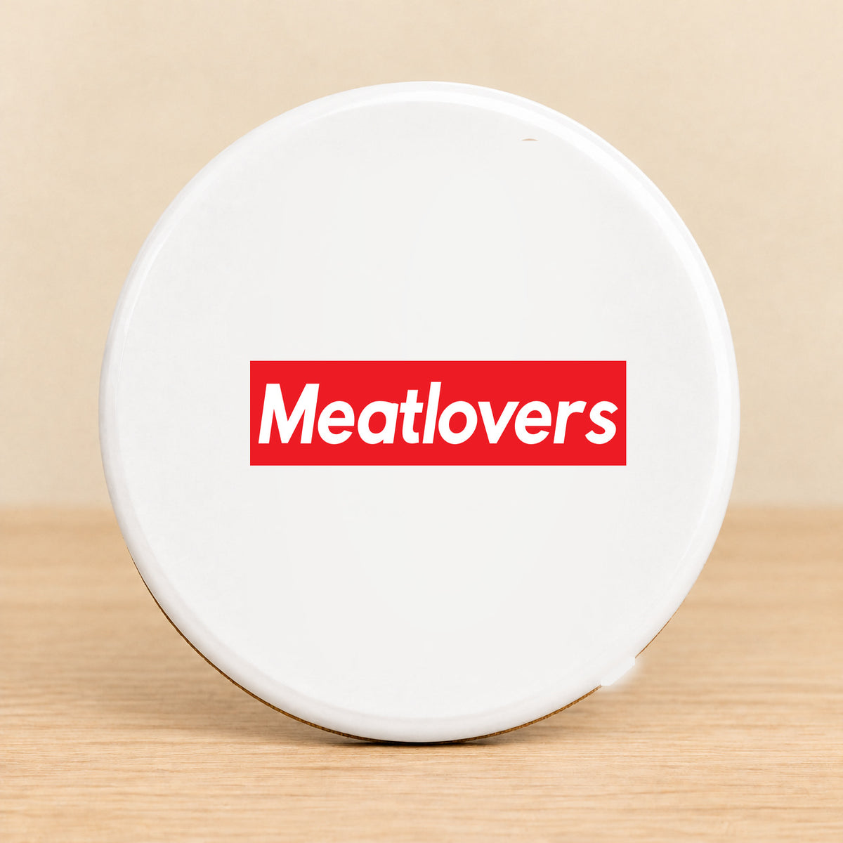 Meatlovers — Round Ceramic Coaster