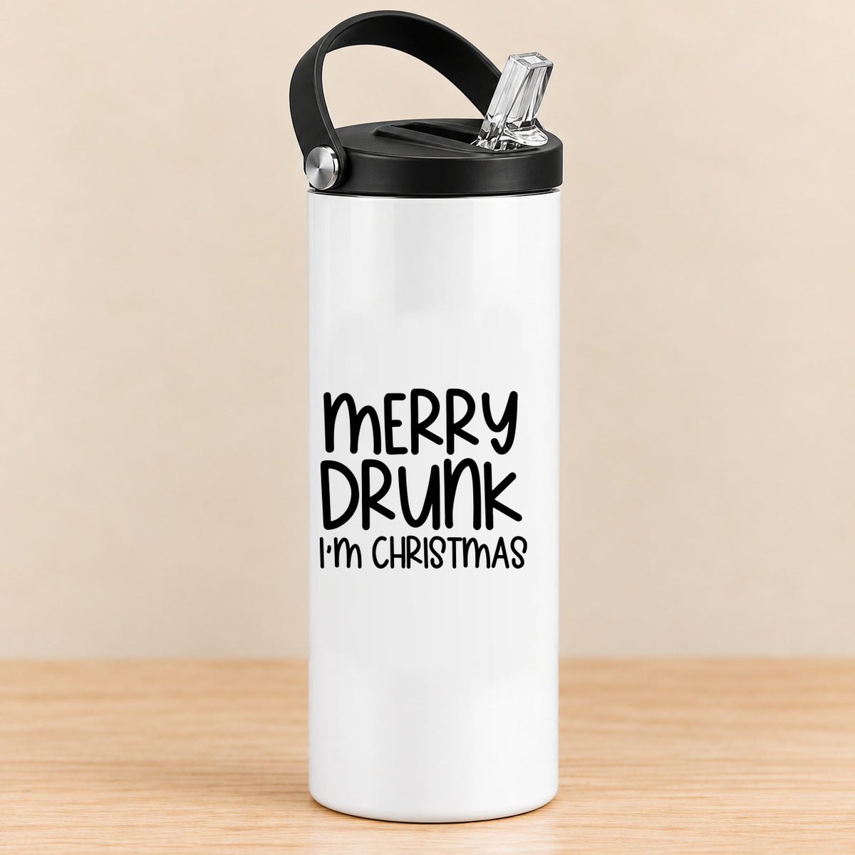 Merry Drunk I’m Christmas — 20 oz Sports Bottle