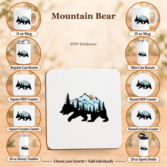 Mountain Bear — All 10 drinkware options