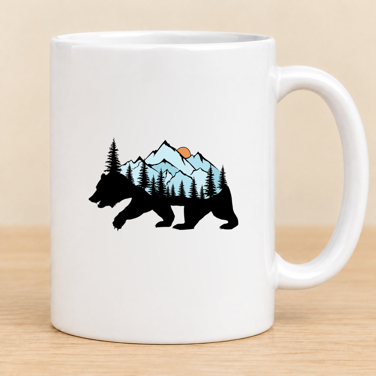 Mountain Bear — 11 oz Ceramic Mug
