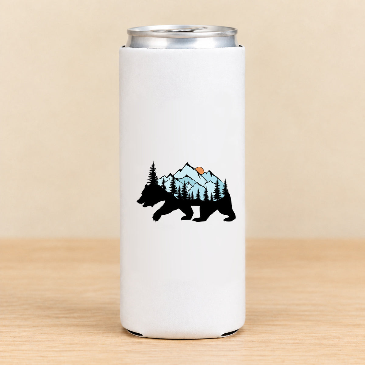 Mountain Bear — Slim Can Koozie