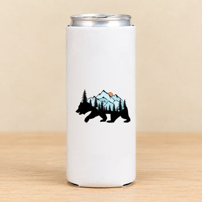 Mountain Bear — Slim Can Koozie