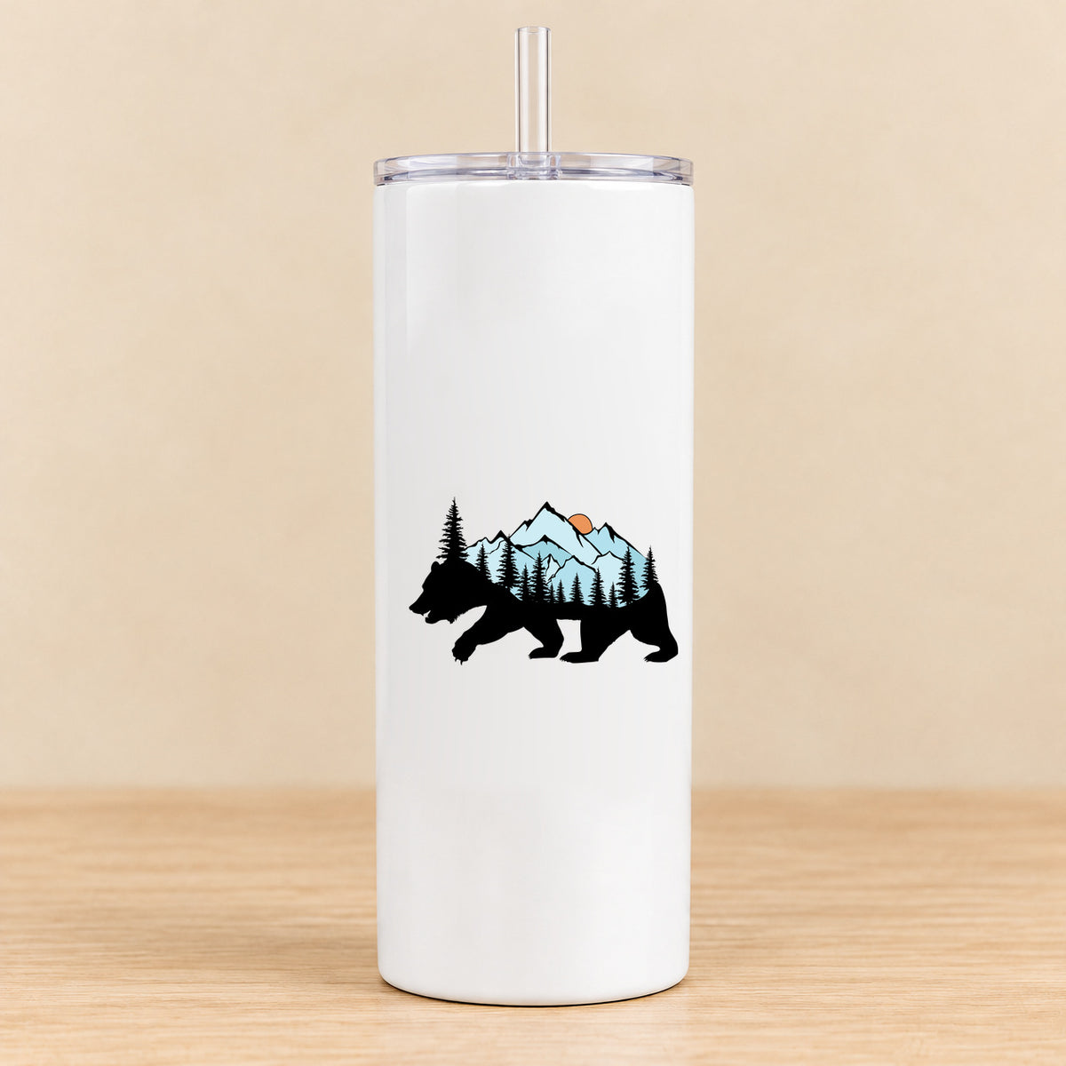 Mountain Bear — 20 oz Skinny Tumbler