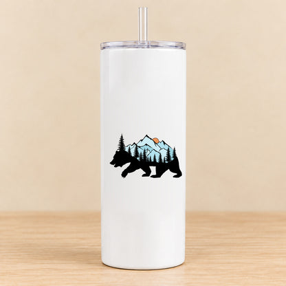 Mountain Bear — 20 oz Skinny Tumbler