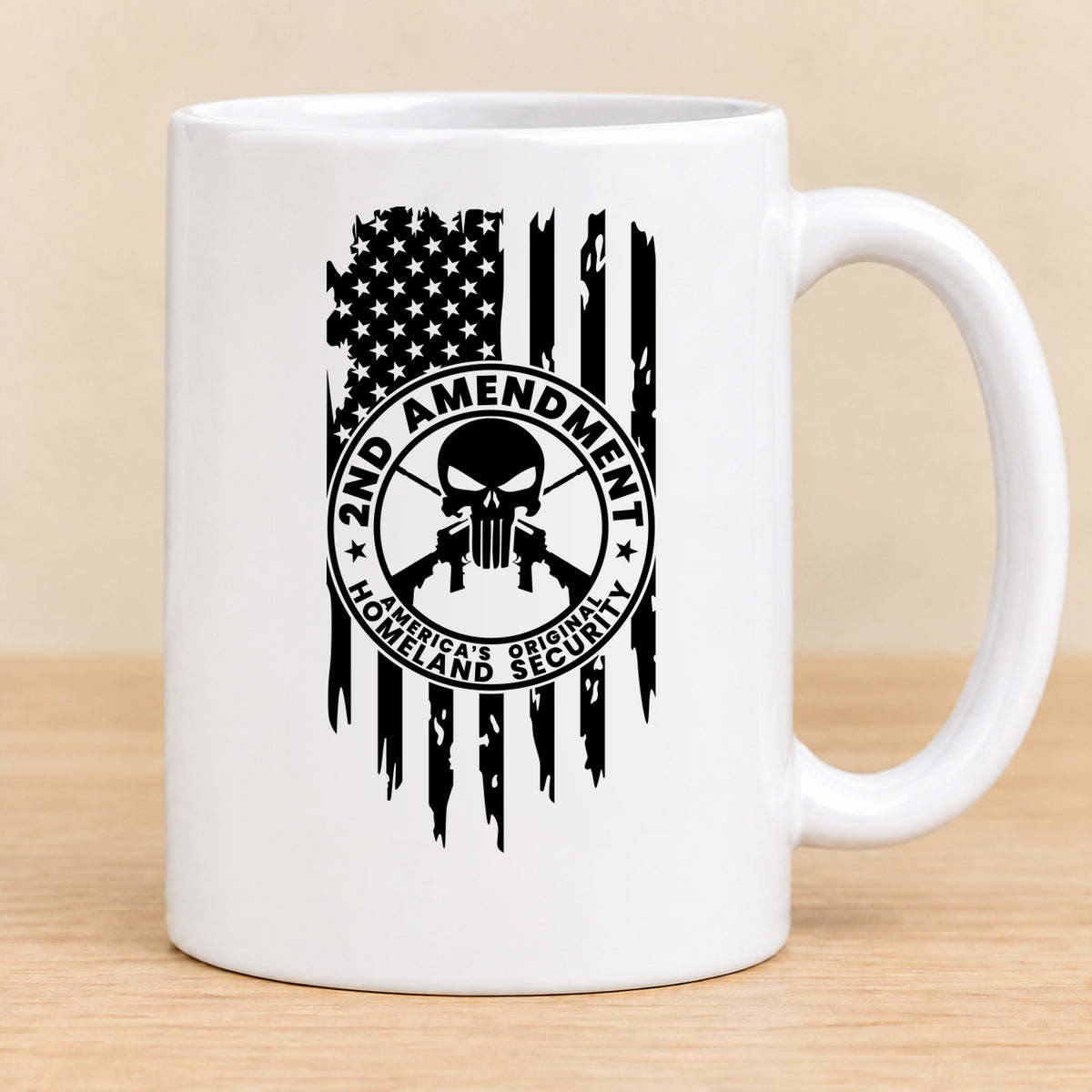 One Nation Under God Second Amendment — 15 oz Ceramic Mug