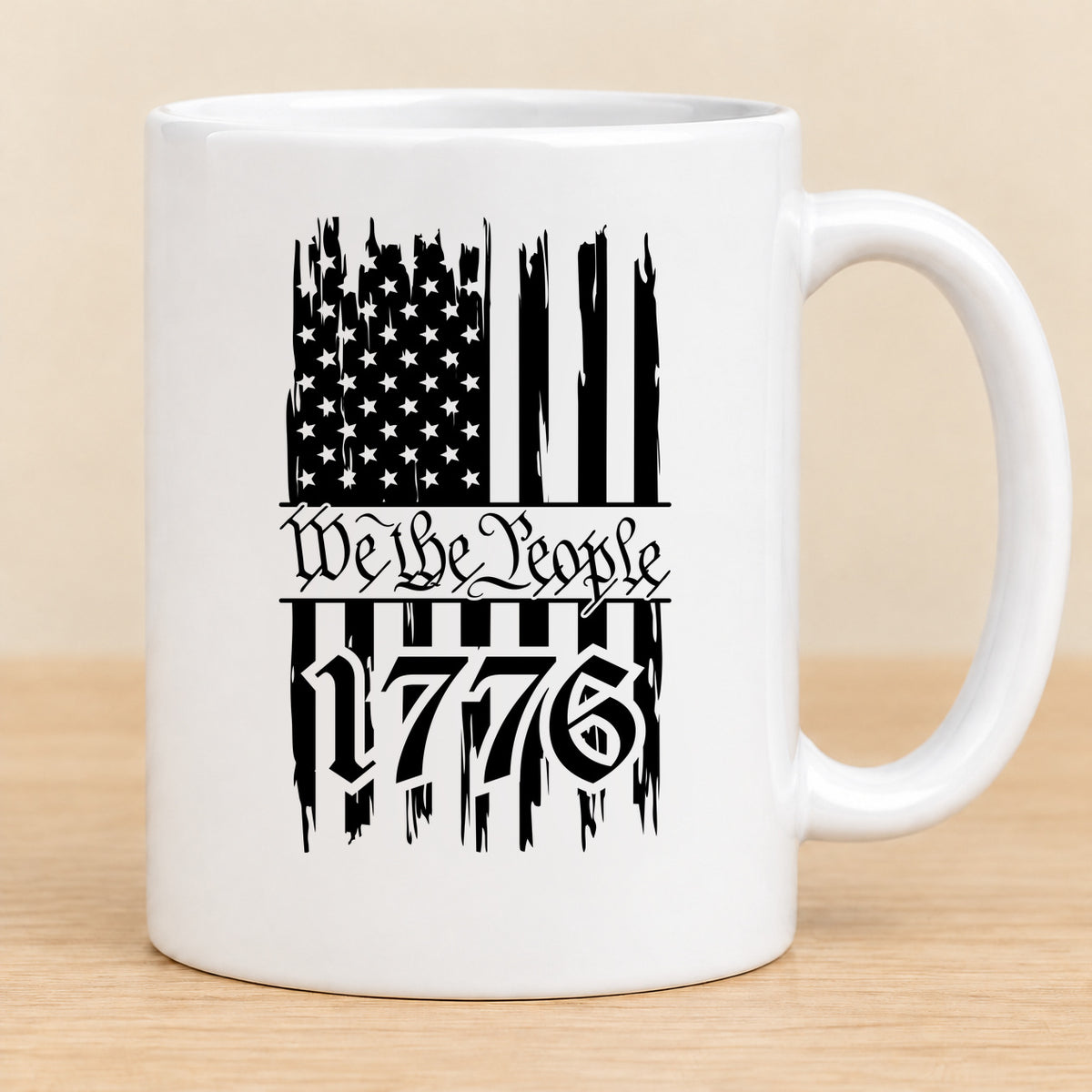 One Nation Under God We the People — 11 oz Ceramic Mug