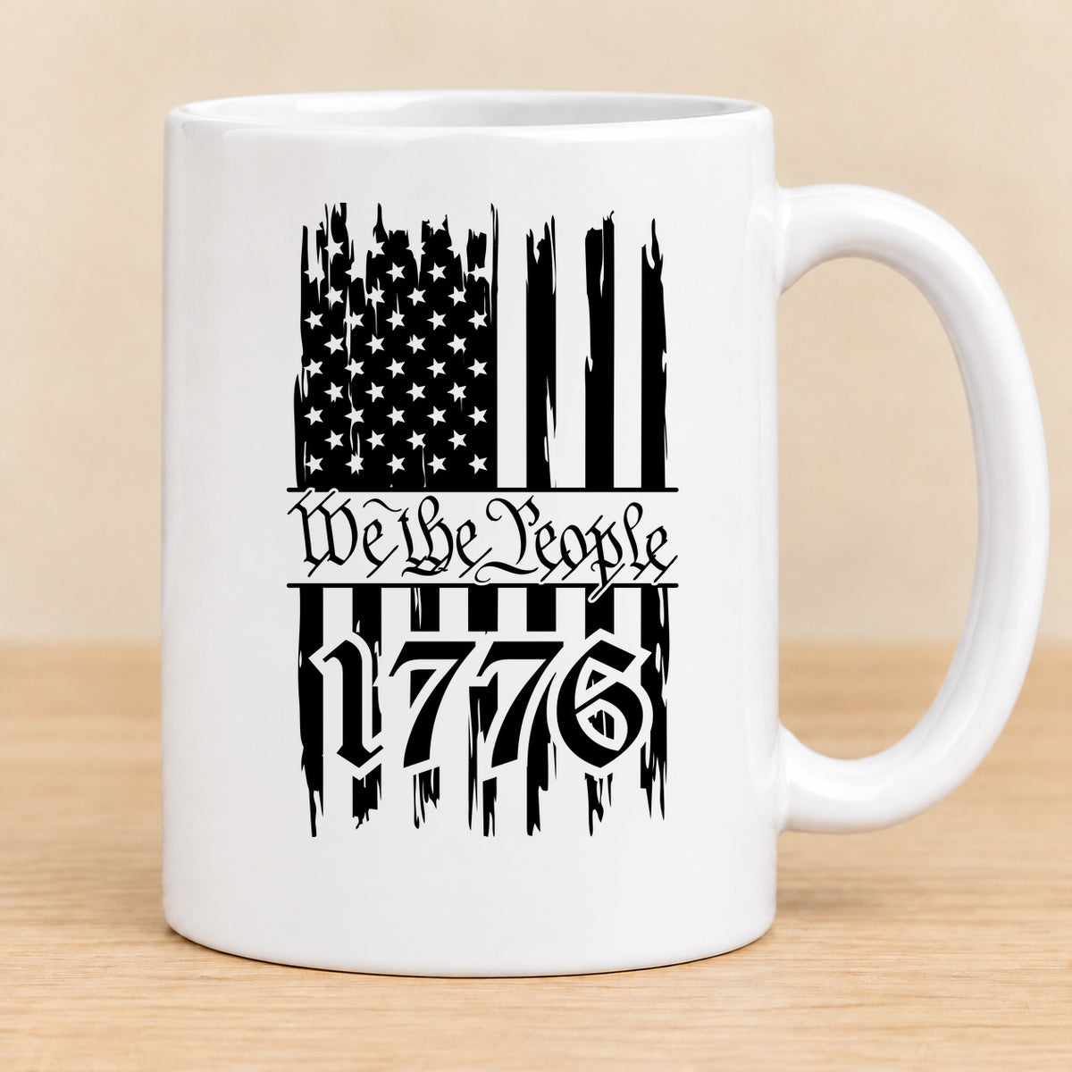 One Nation Under God We the People — 15 oz Ceramic Mug