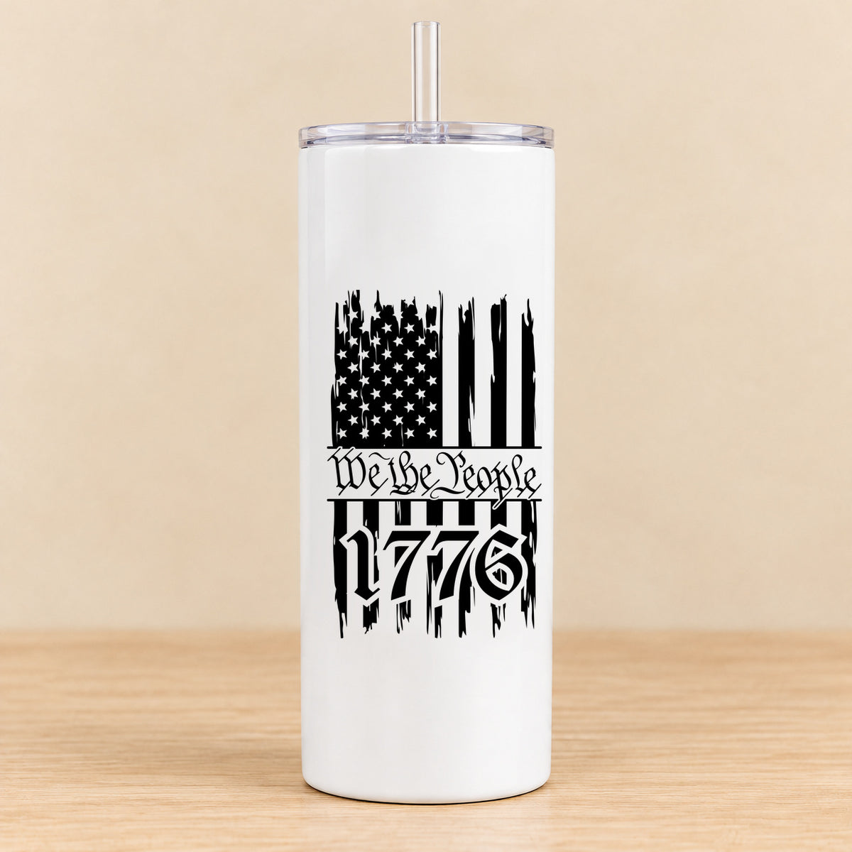One Nation Under God We the People — 20 oz Skinny Tumbler