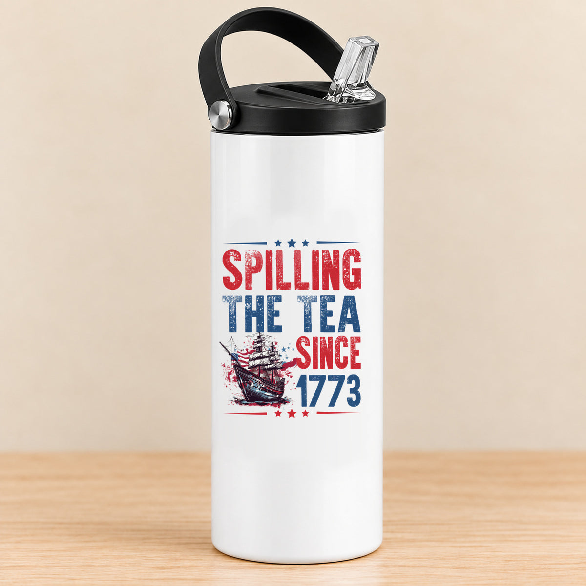 Spilling the Tea Since 1773 — 20 oz Sports Bottle