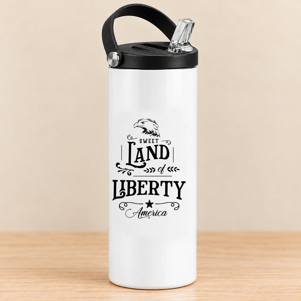 Sweet Land of Liberty — 20 oz Sports Bottle