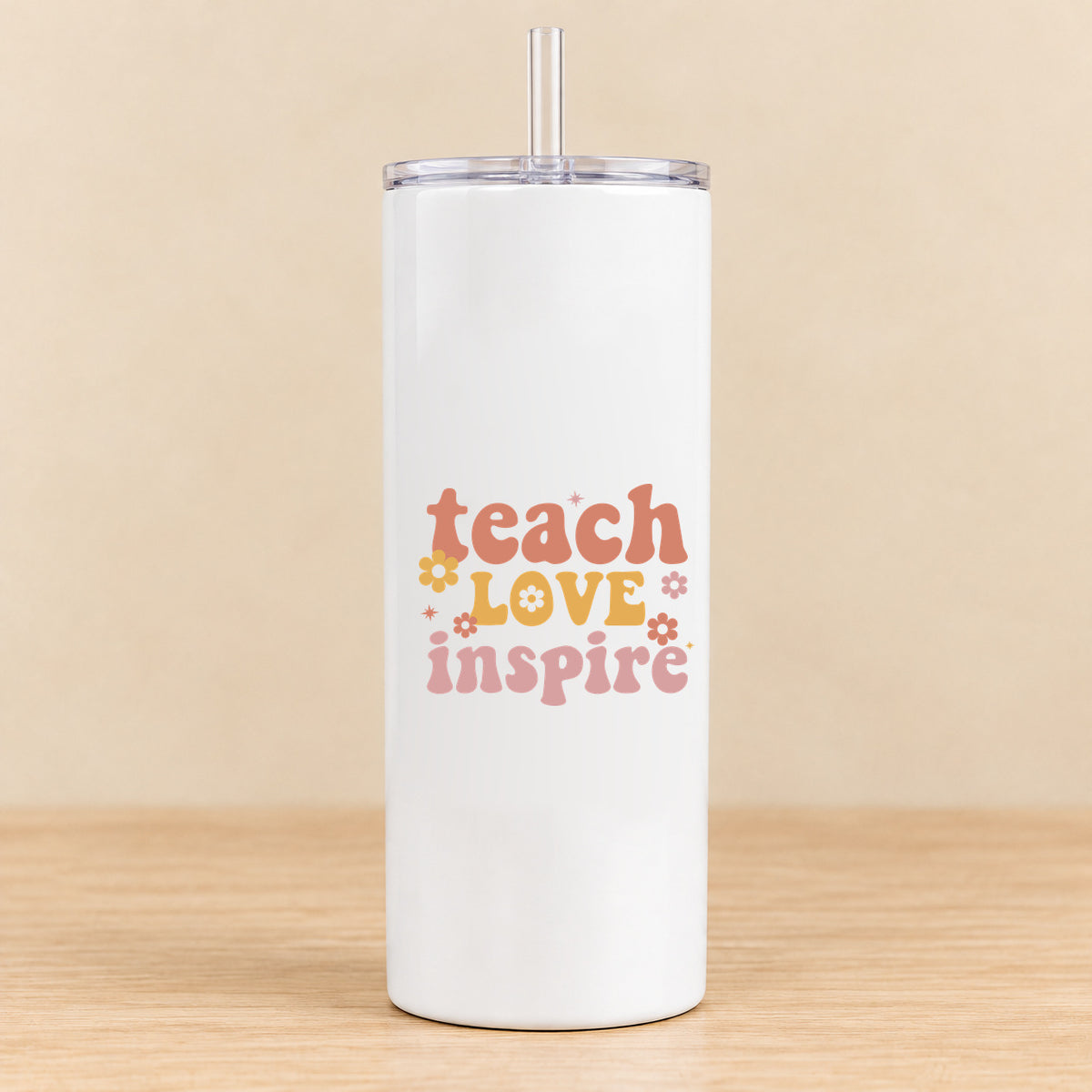 Teach Love Inspire — 20 oz Skinny Tumbler