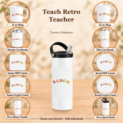 Teach Retro Teacher — All 10 drinkware options