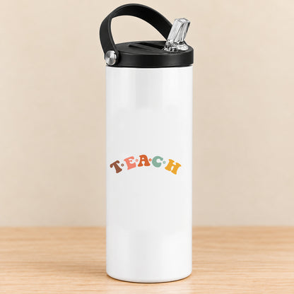 Teach Retro Teacher — 20 oz Sports Bottle