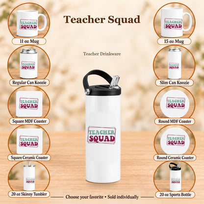 Teacher Squad — All 10 drinkware options