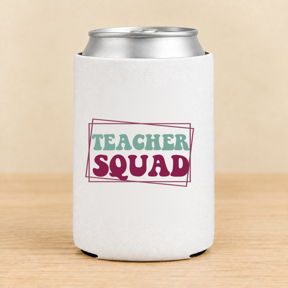 Teacher Squad — Regular Can Koozie