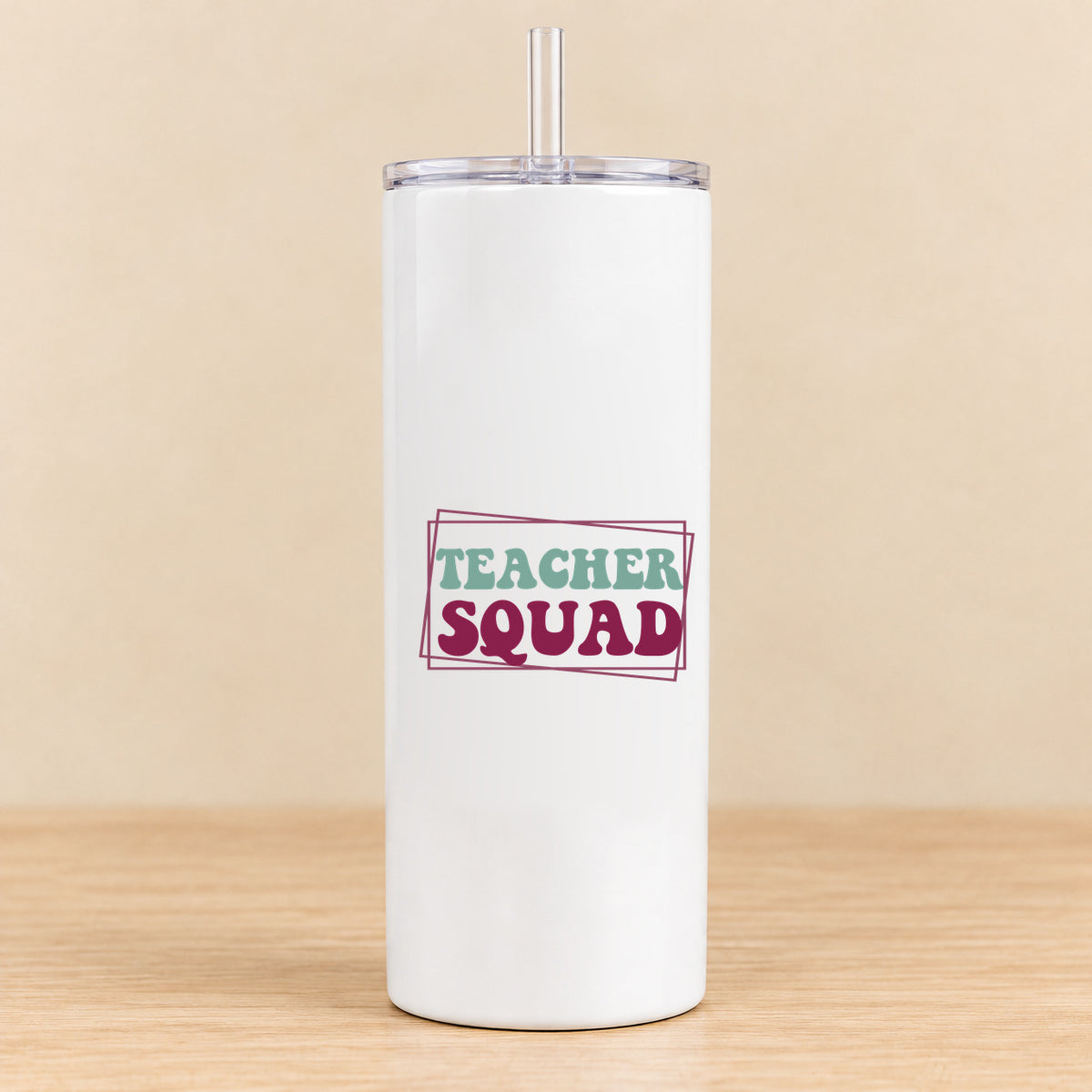 Teacher Squad — 20 oz Skinny Tumbler