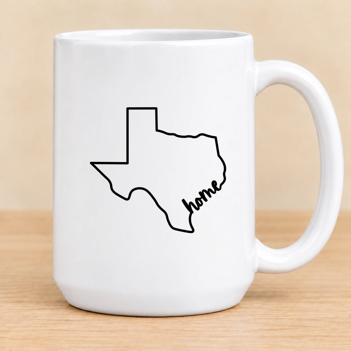Texas Home — 15 oz Ceramic Mug