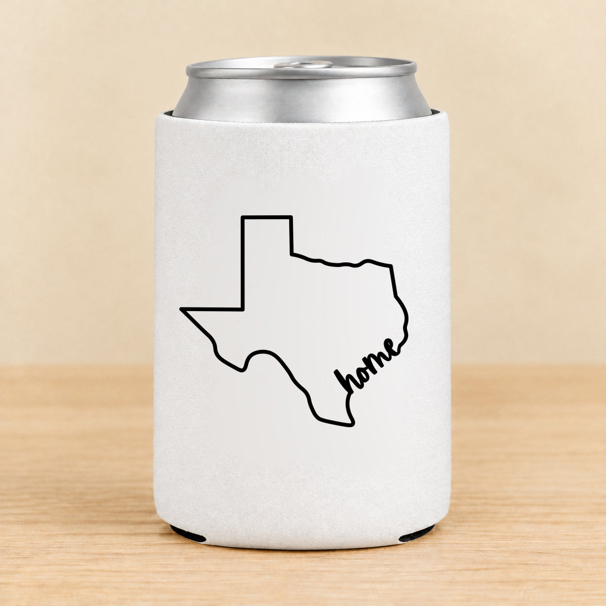 Texas Home — Regular Can Koozie