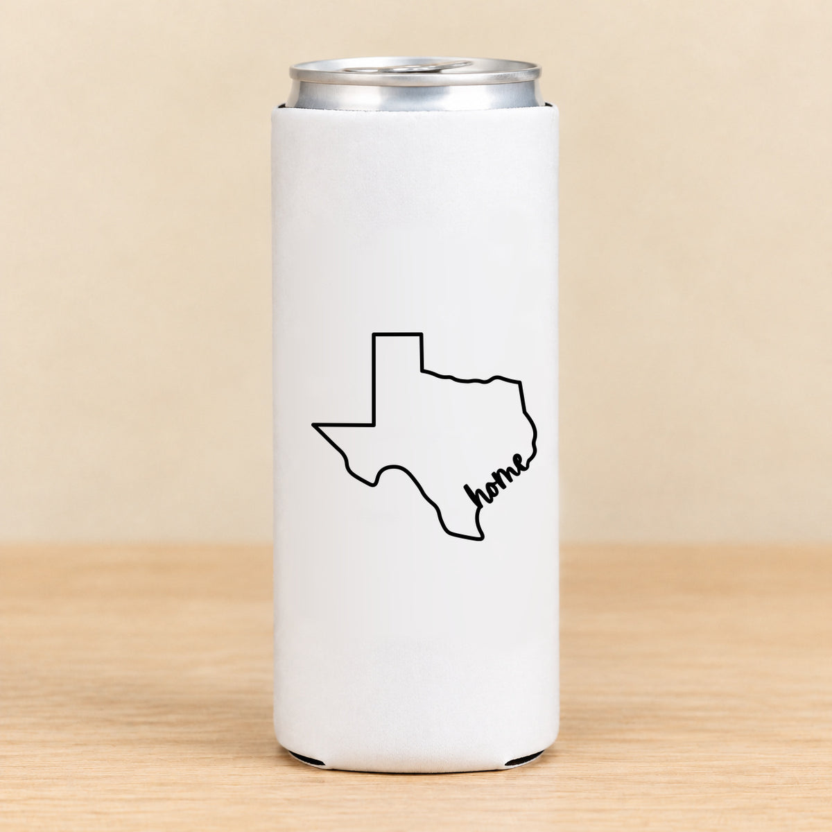 Texas Home — Slim Can Koozie