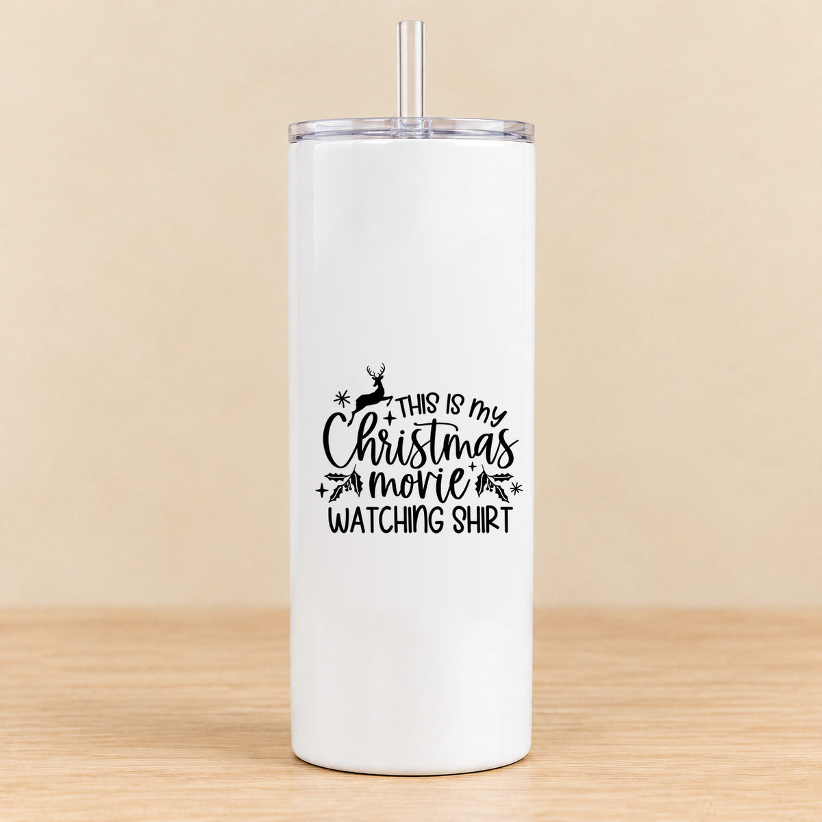 This Is My Christmas Movie Watching — 20 oz Skinny Tumbler