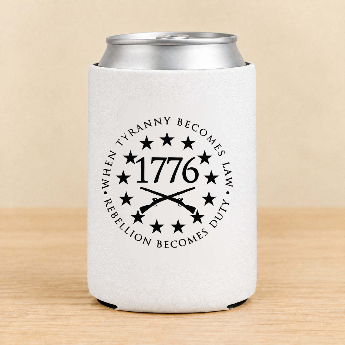 When Tyranny Becomes Law Rebellion Becomes Duty — Regular Can Koozie