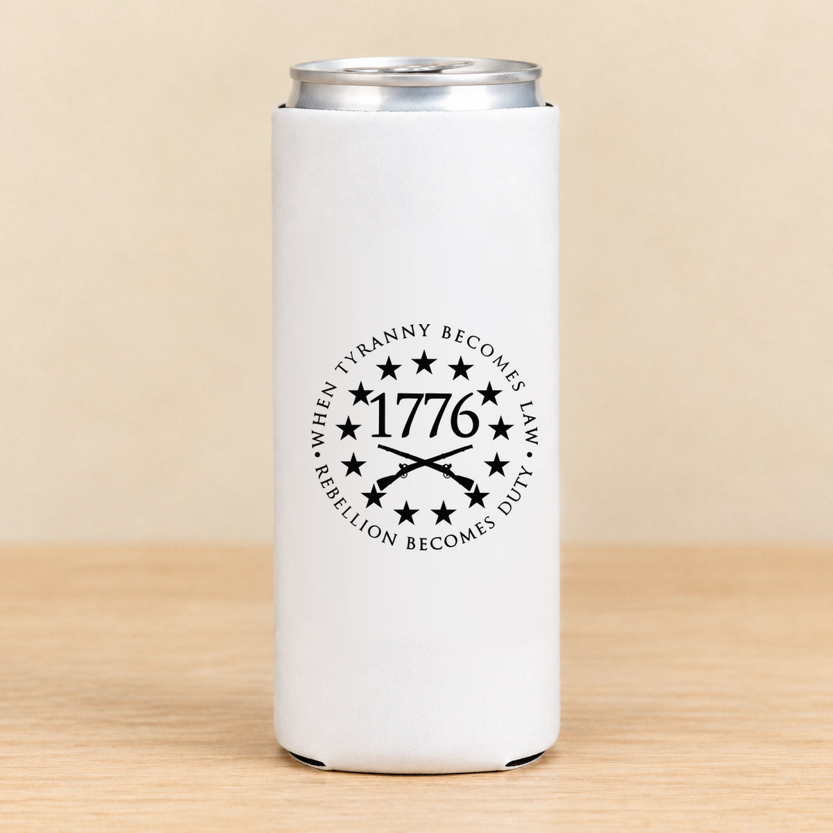 When Tyranny Becomes Law Rebellion Becomes Duty — Slim Can Koozie