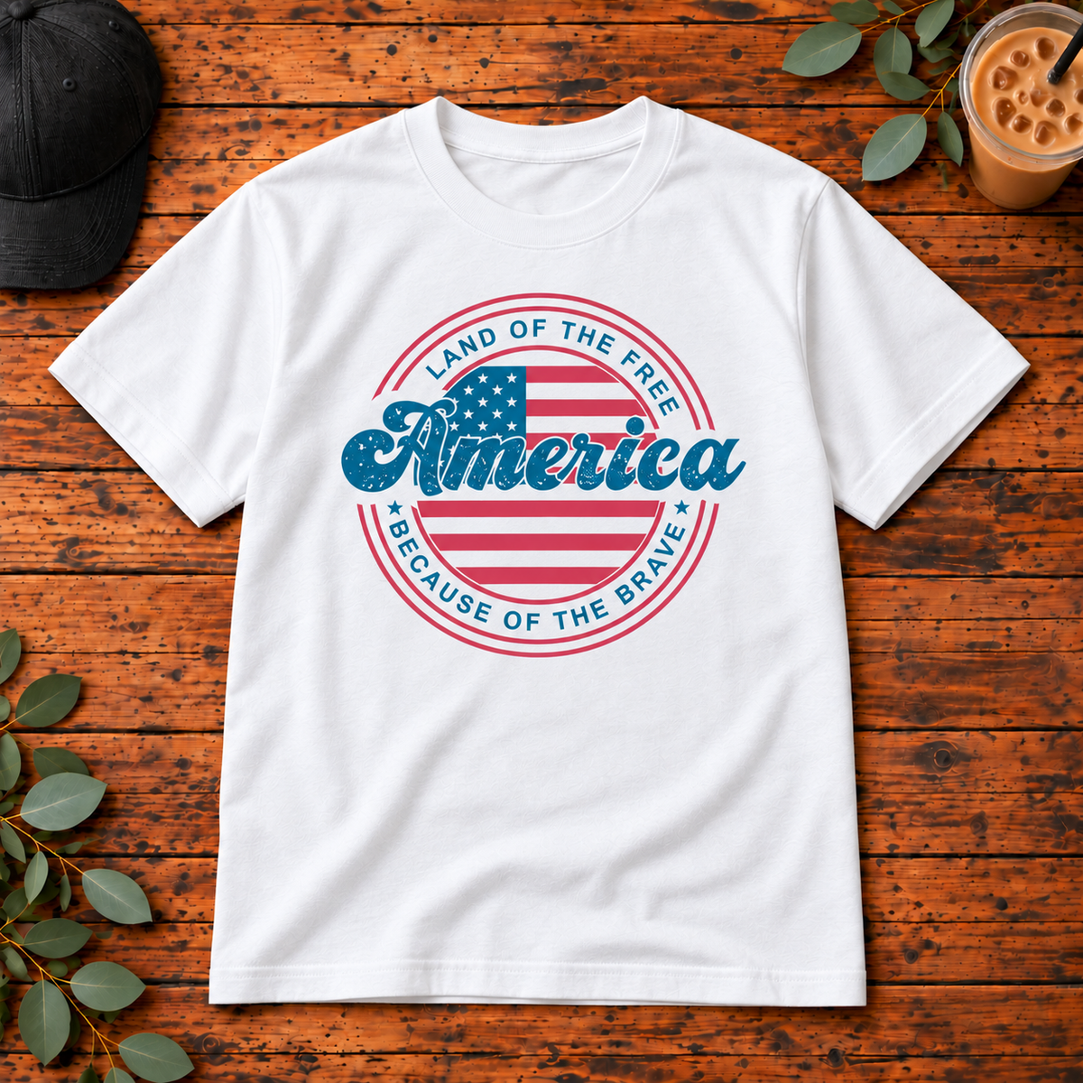 Land of the Free America | T-Shirt, Long Sleeve, Crewneck & Hoodie