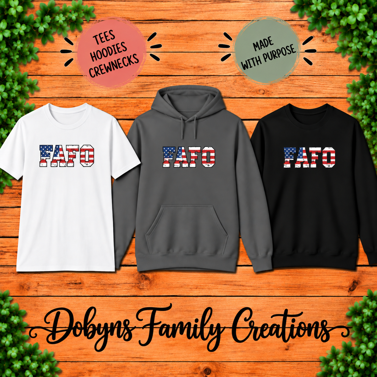 FAFO American Flag | Patriotic Shirt, Crewneck & Hoodie