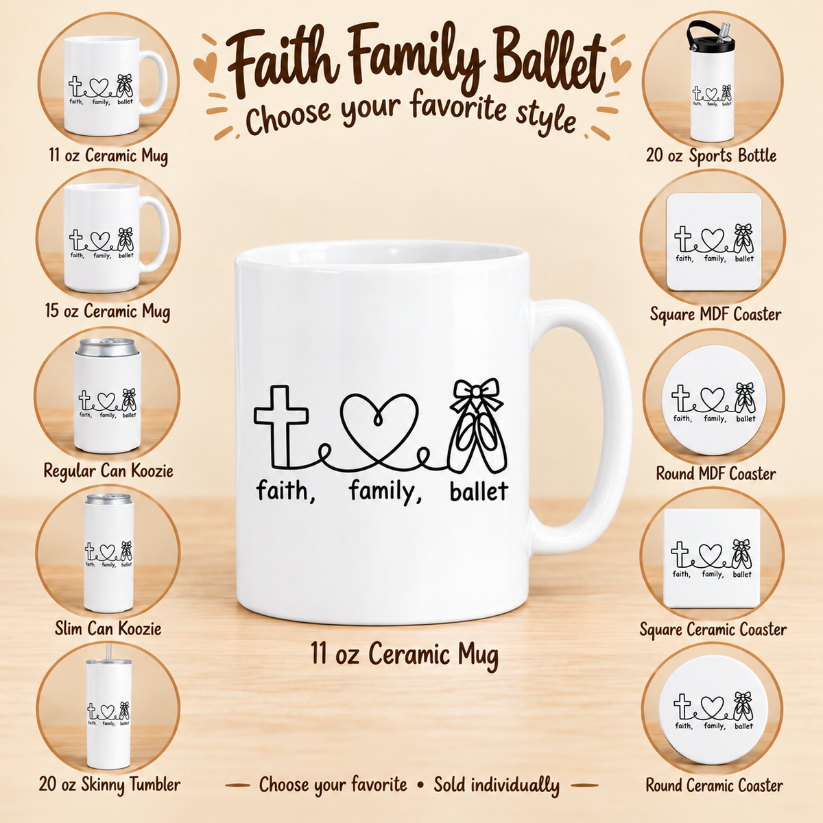Faith Family Ballet — All available styles