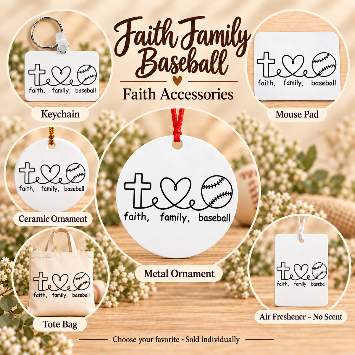 Faith Family Baseball — All available styles