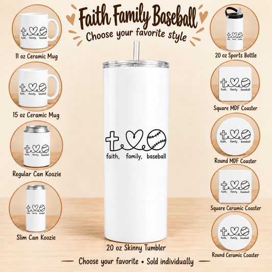 Faith Family Baseball — All available styles