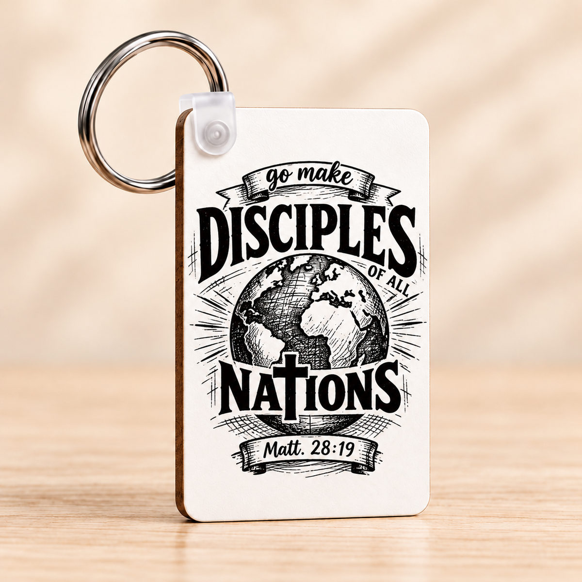 Go Make Disciples of All Nations — Rectangle Keychain