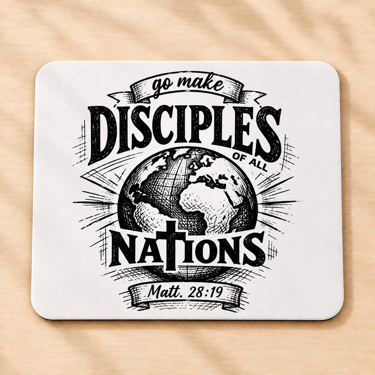 Go Make Disciples of All Nations — Rectangular Mouse Pad