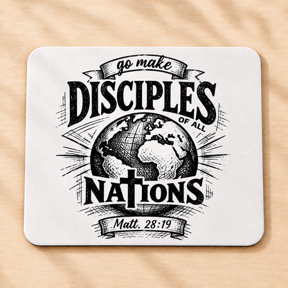 Go Make Disciples of All Nations — Rectangular Mouse Pad