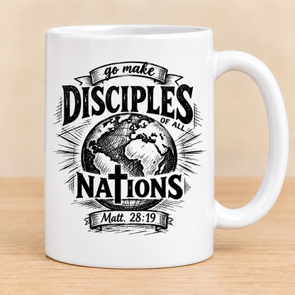 Go Make Disciples of All Nations — 15 oz Ceramic Mug
