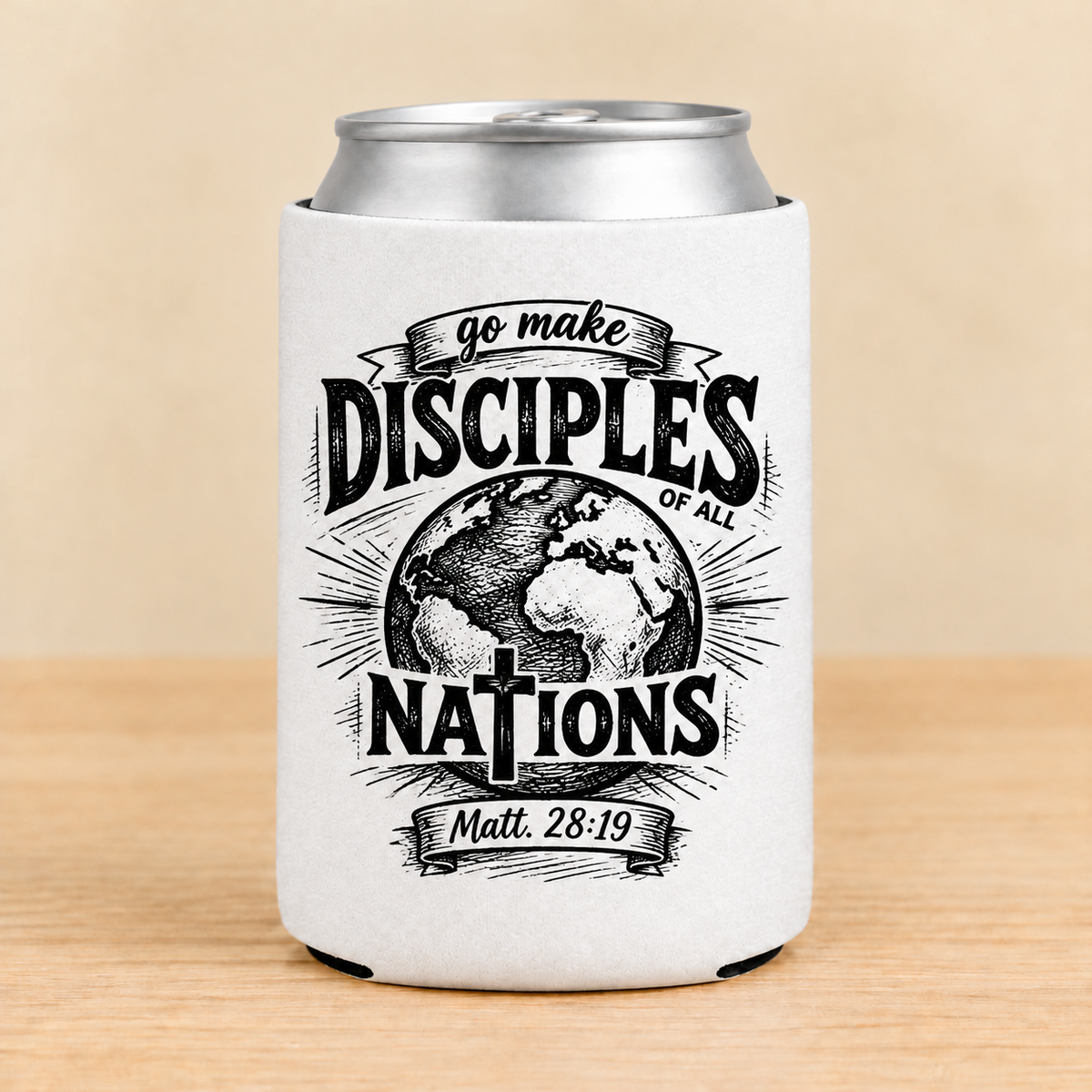 Go Make Disciples of All Nations — Regular Can Koozie