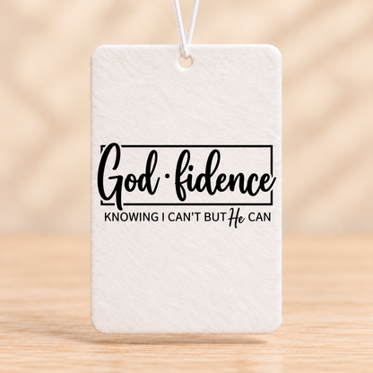 Godfidence — Rectangle Air Freshener — No Scent