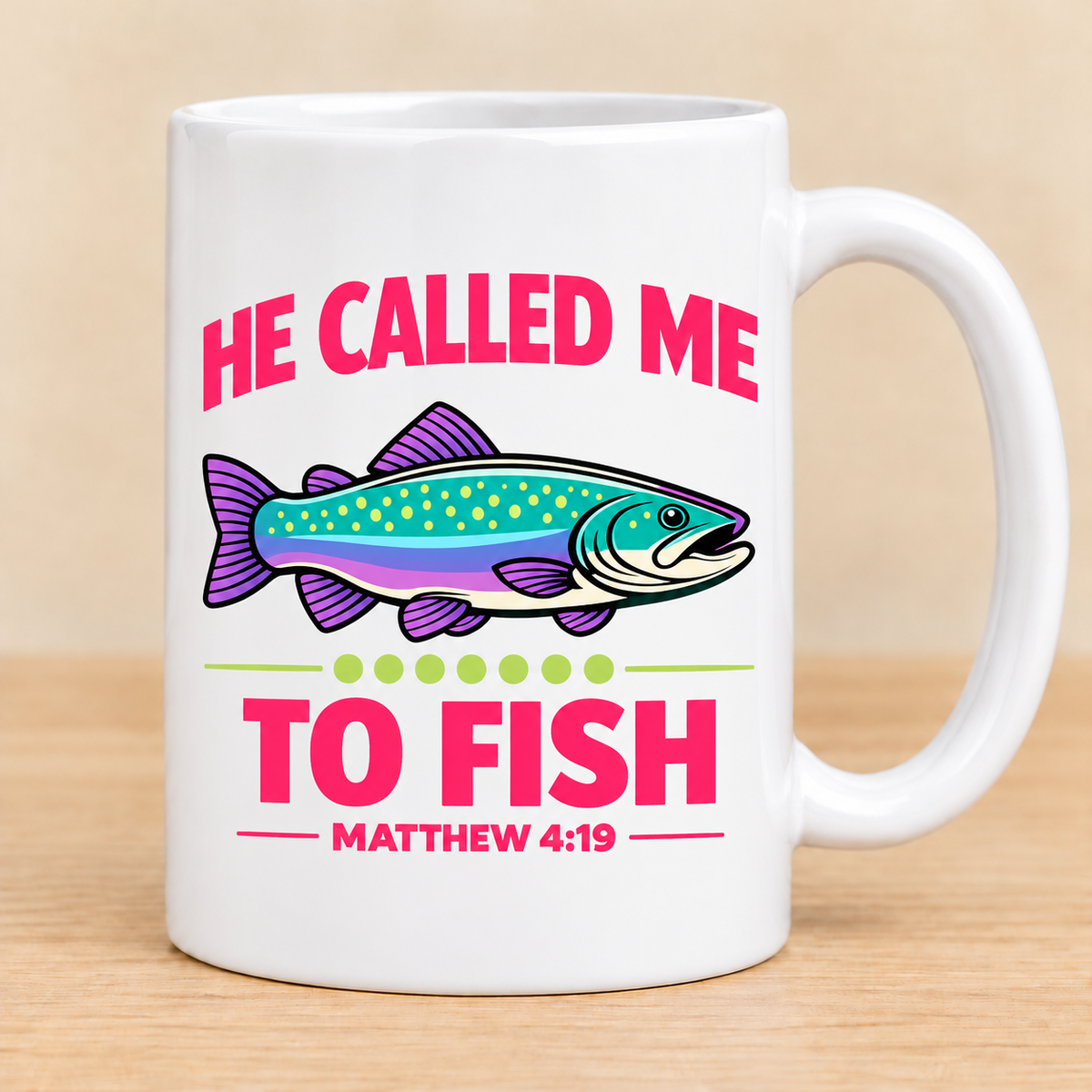 He Called Me to Fish — 15 oz Ceramic Mug