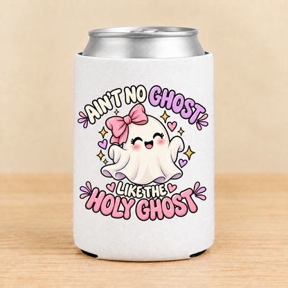 Ain’t No Ghost Like the Holy Ghost – Pink Bow — Regular Can Koozie