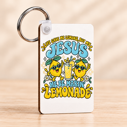 Jesus Makes Lemonade — Rectangle Keychain