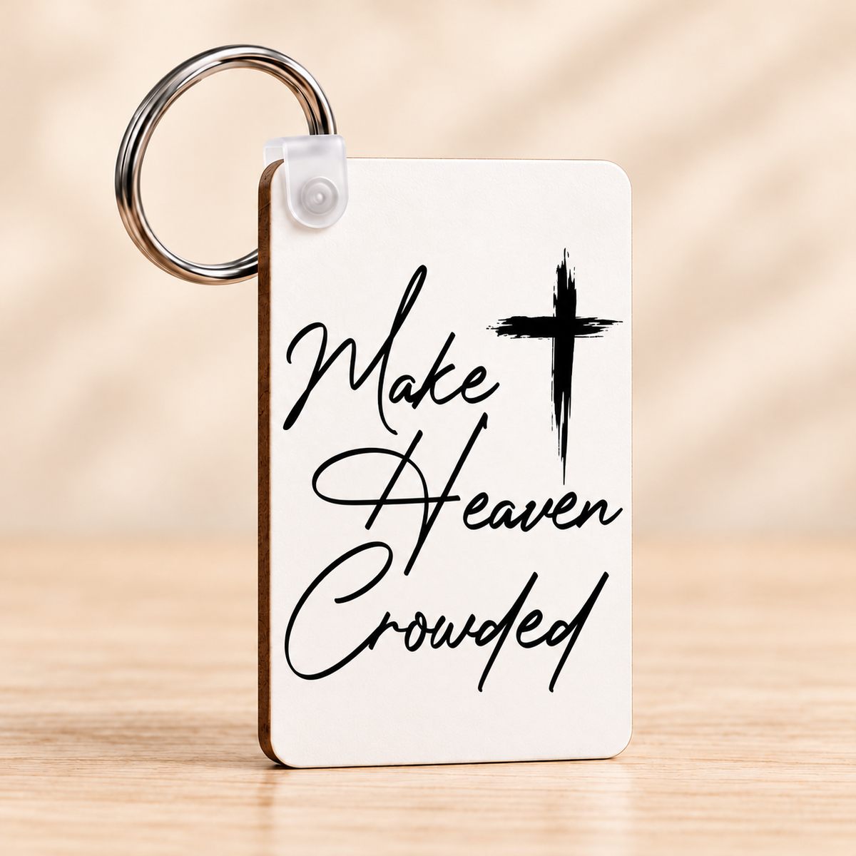 Make Heaven Crowded — Rectangle Keychain
