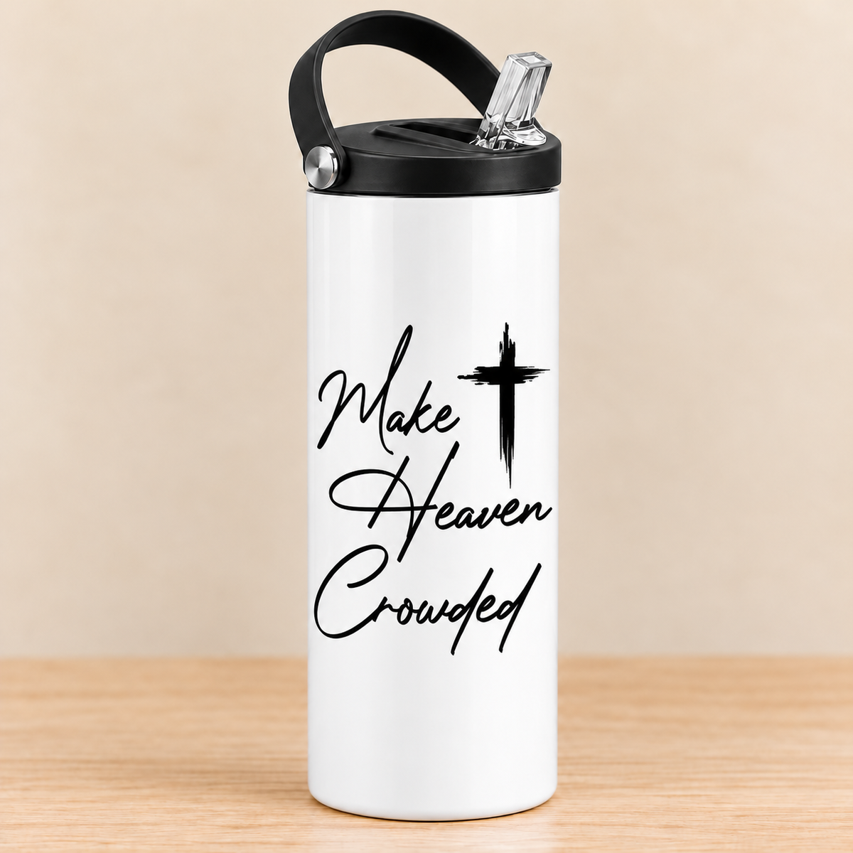 Make Heaven Crowded — 20 oz Sports Bottle